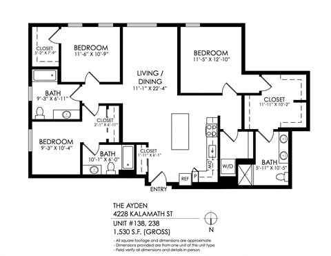 a floor plan of the atticus apts 2100 kalamatt st